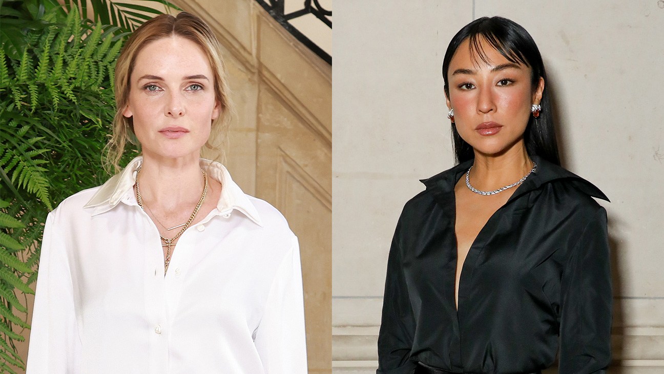 Rebecca Ferguson and Greta Lee