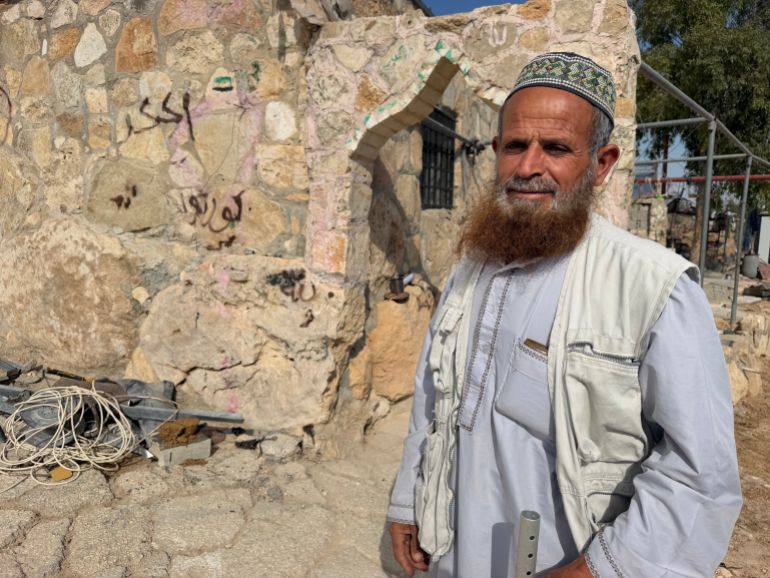 Said al-Amour lost his leg in a settler attack, now he is losing the aid that supports his family