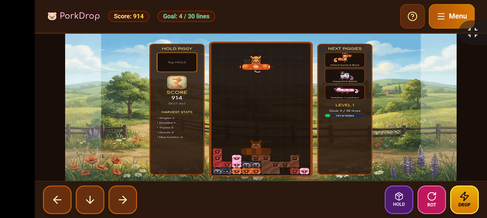 Video game generated through Google Playground.