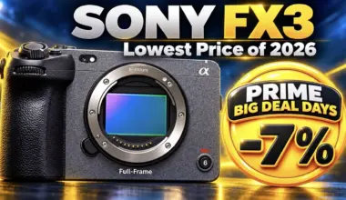 Sony FX3 Drops to Its Lowest Amazon Price of 2026 During Prime Big Deal Days