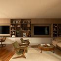 JCB House / SUITE - Interior Photography, Living Room, Wood, Table, Shelving, Chair, Lighting