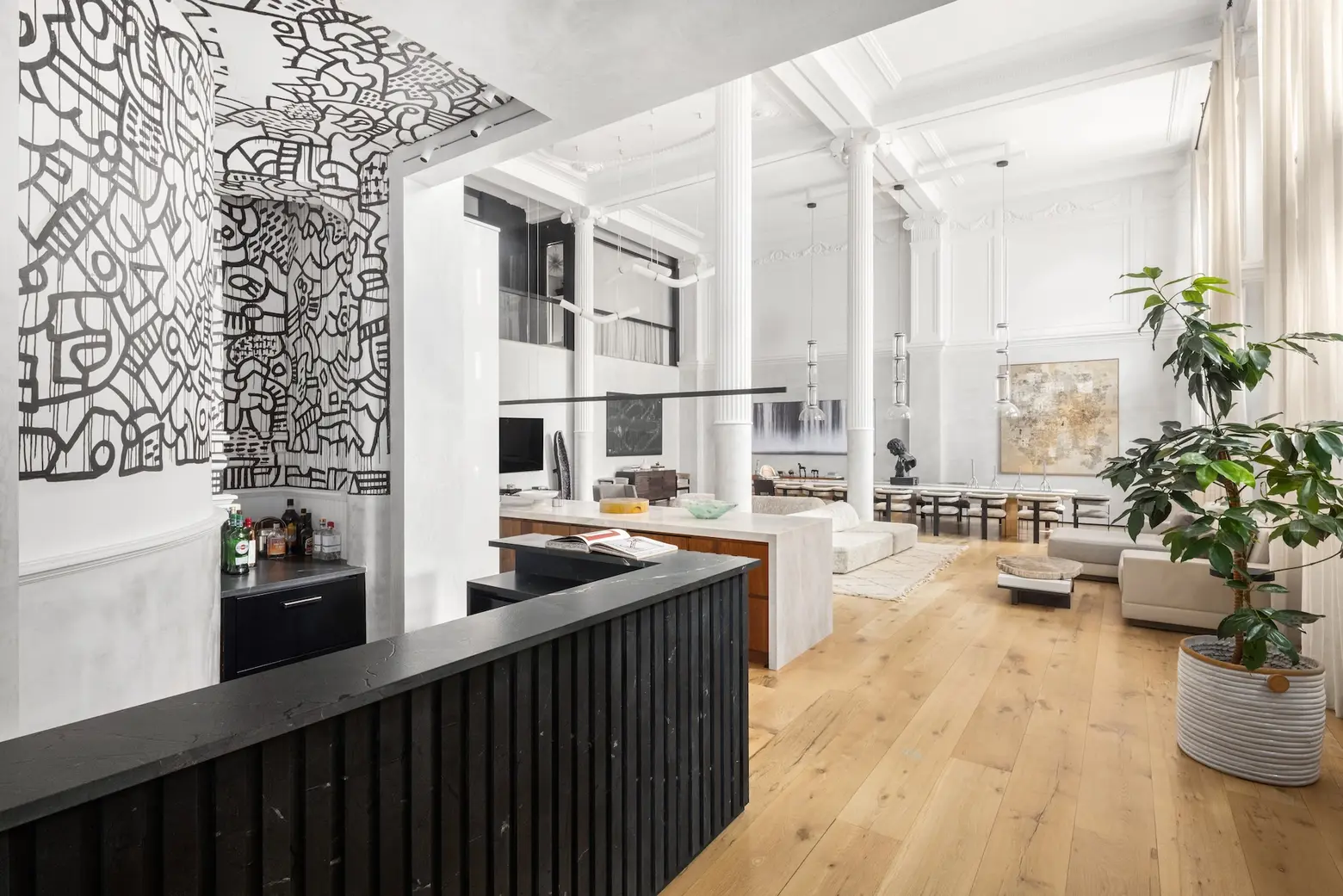 The Tribeca loft with an original Keith Haring mural is back on the market for $25M The Tribeca loft with an original Keith Haring mural is back on the market for $25M