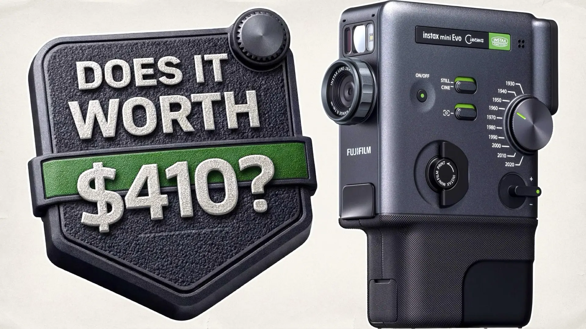 The FUJIFILM instax mini Evo Cinema Costs $410. Should You Buy It?