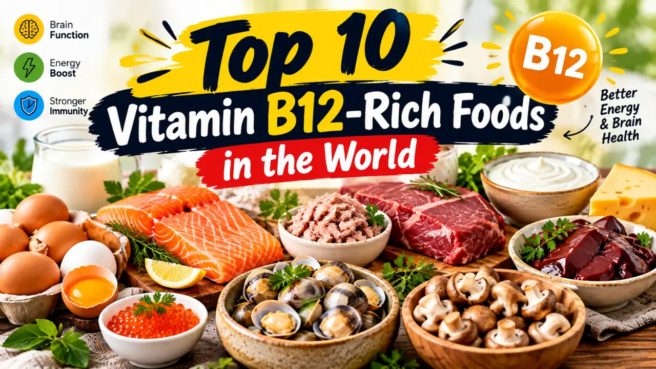Top 10 Vitamin B12-Rich Foods in the World