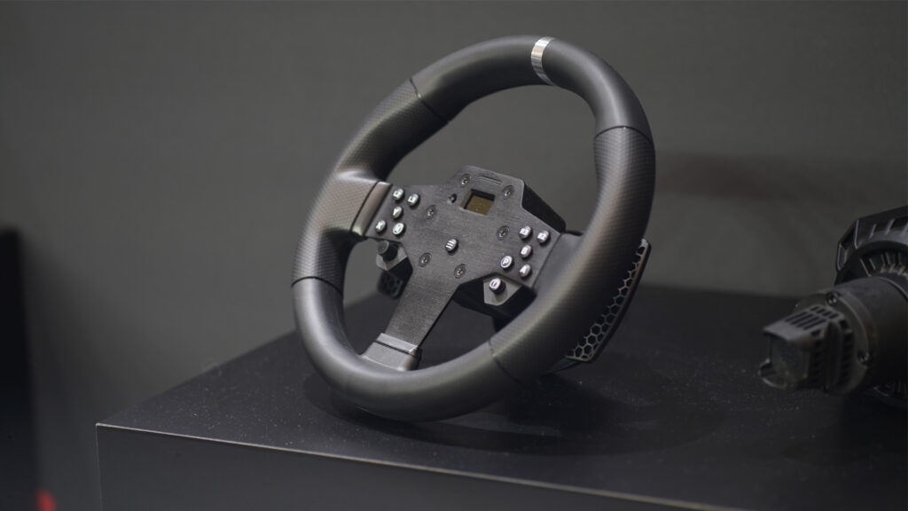 Trak Racer Fanatec 3Nm wheel sim 07