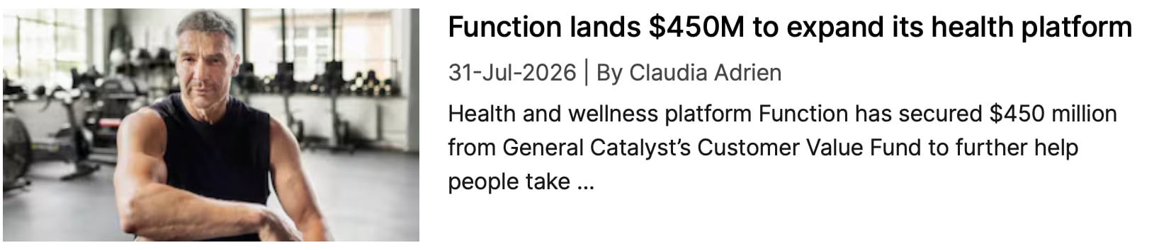 Function Health raise NI coverage