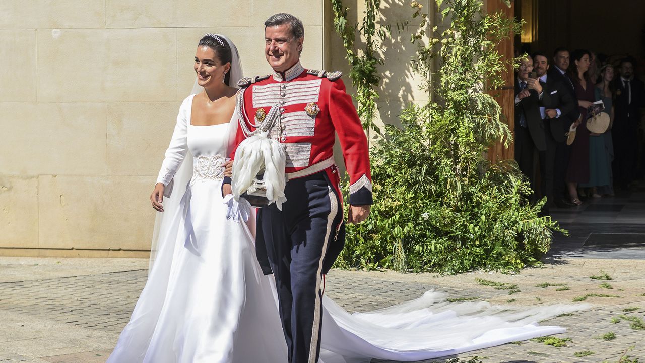 When Spain's dapper Duke of Arjona married his radiant girlfriend in a high-society wedding straight from a fairytale
