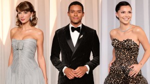 Taylor Swift, Jaafar Jackson, and Inde Navarrette attend the Academy Museum 6th Annual Gala.