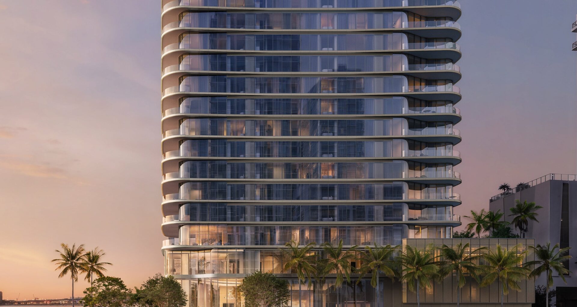 Adrian Smith + Gordon Gill Architecture designs "fluid" skyscraper for Miami