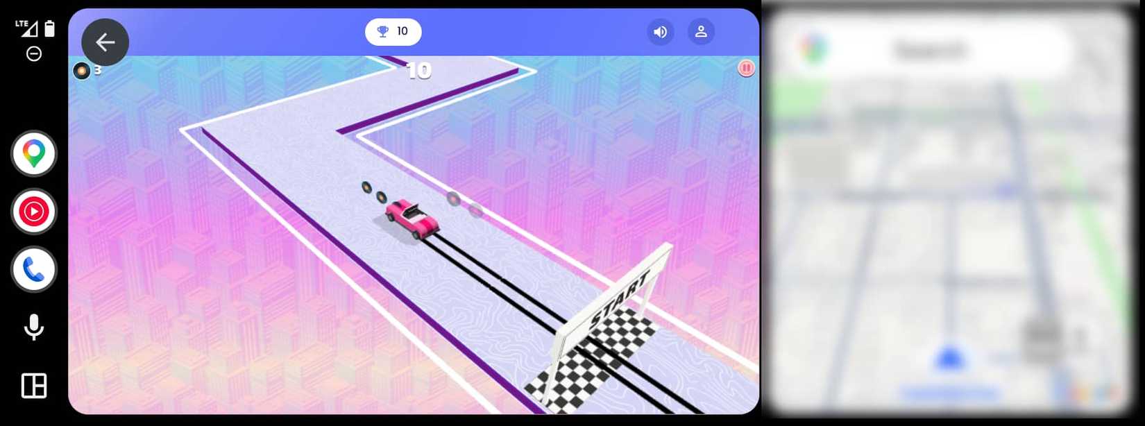 Android-Auto-GameSnacks-Retro-Drift-1