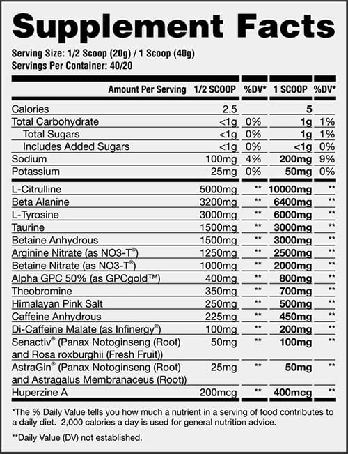Apollon Nutrition Hooligan V8 Label