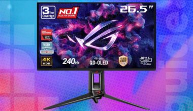 Premium ASUS ROG 27" 4K OLED gaming monitor sighted at its record-low price again on Amazon