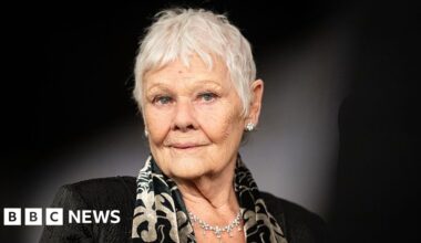 Dame Judi Dench: I can't do a play, do a film, or read any more - BBC