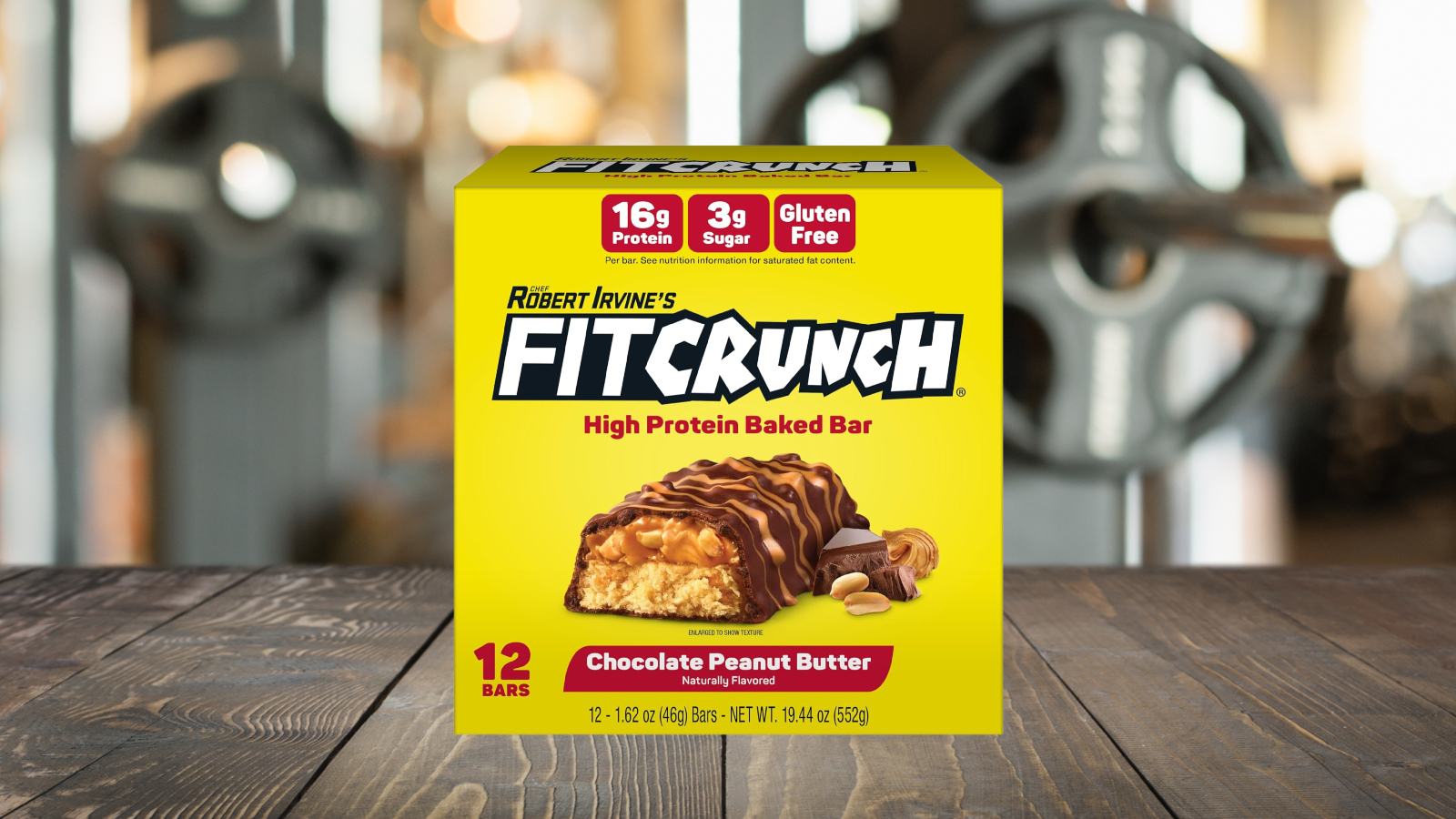 Best protein bars ranked FIT Crunch chocolate peanut butter