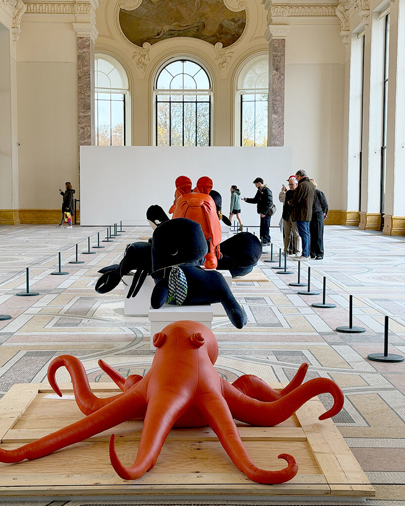 leather octopuses and mohair whales by cosima von bonin take over paris' petit palais - 1