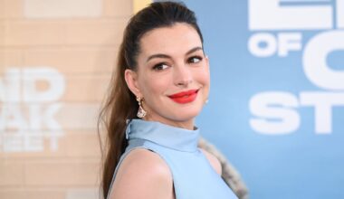 Anne Hathaway hilariously makes good on her promise to disappear from the spotlight