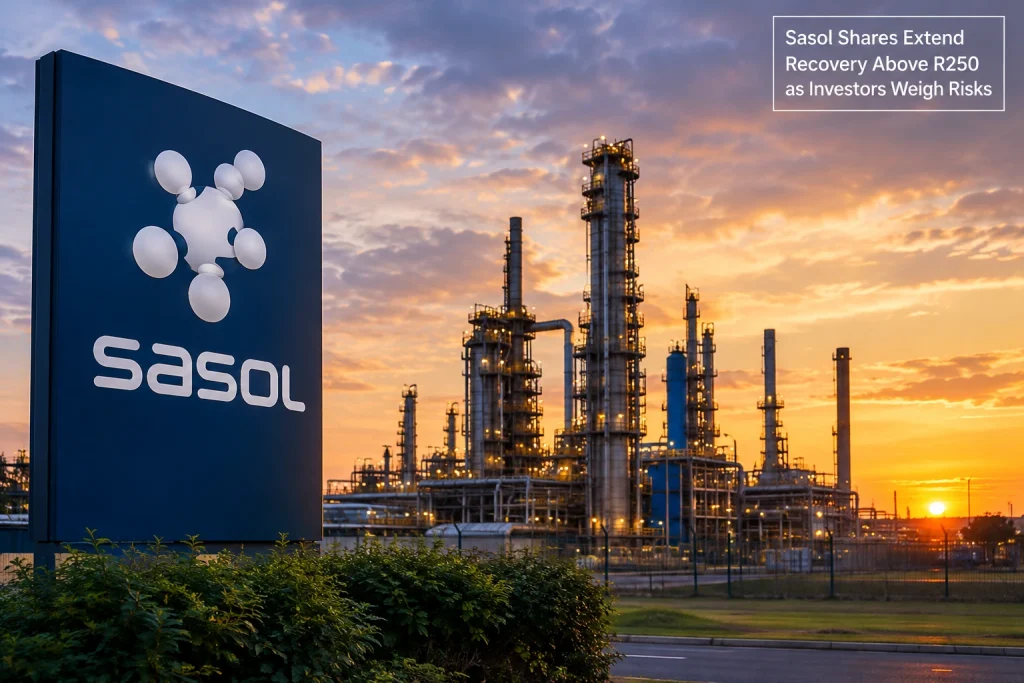 Sasol Share Price Breaks Above R250 as JSE: SOL Reaches Three-Year High Despite Vaal River Investigation