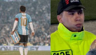 Lionel Messi’s farewell moves security guard to tears as he keeps his eyes on the crowd