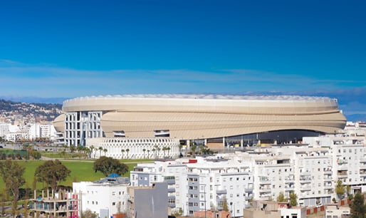Tangier Grand Stadium. Image credit: Morocco lens