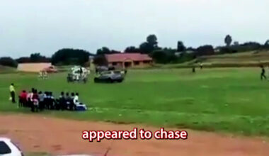 Fan drives onto South African football pitch and chases referee in shocking 2020 incident
