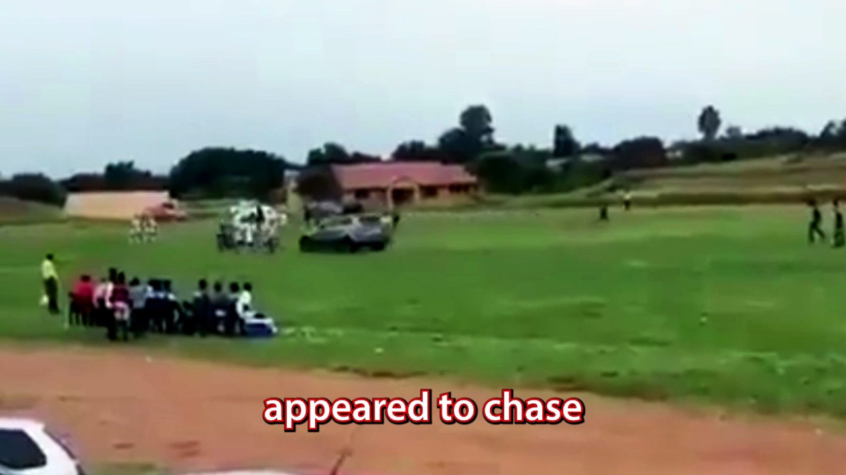 Fan drives onto South African football pitch and chases referee in shocking 2020 incident