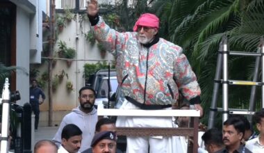 Amitabh Bachchan Greets Fans Amid Bomb Threat and Health Recovery Update