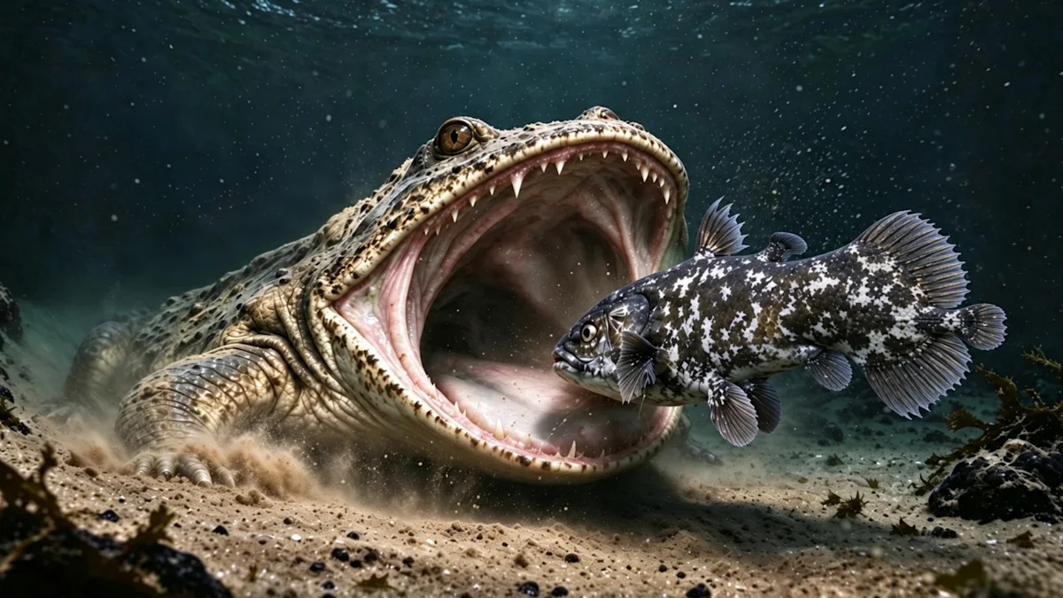 Earth’s first fully-marine amphibian stalked the seafloor with a chunky, bony body