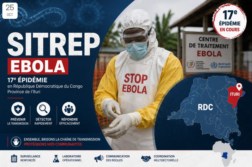 Ebola outbreak update as of October 23