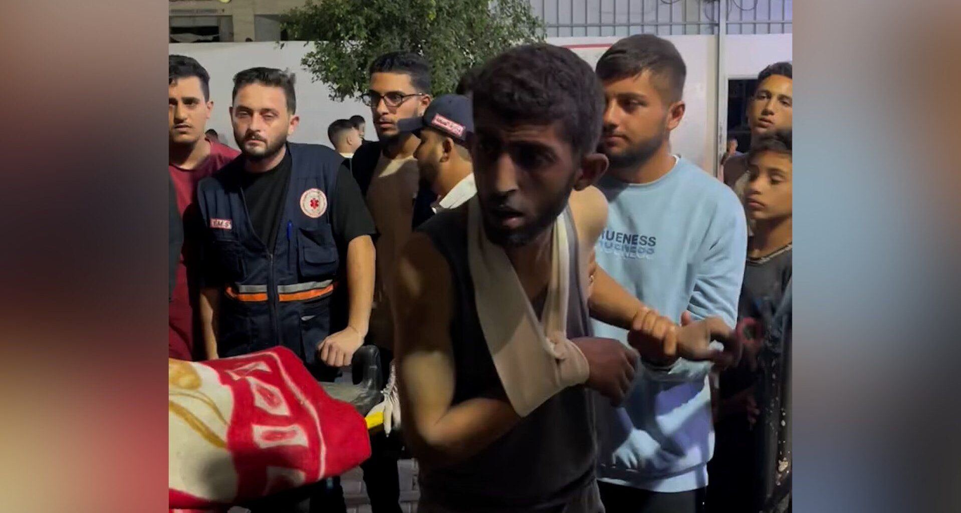 A father’s agony after an Israeli air strike hits Gaza apartment | Gaza