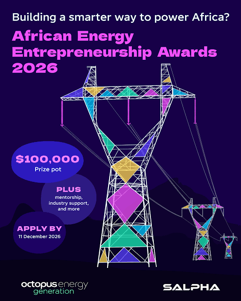 Call For Applications: African Energy Entrepreneurship Awards 2026 Up to