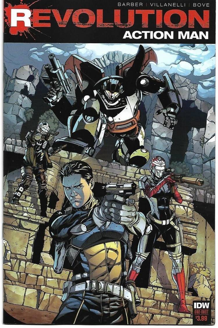 Action Man one-shot Revolution comic by IDW Publishing