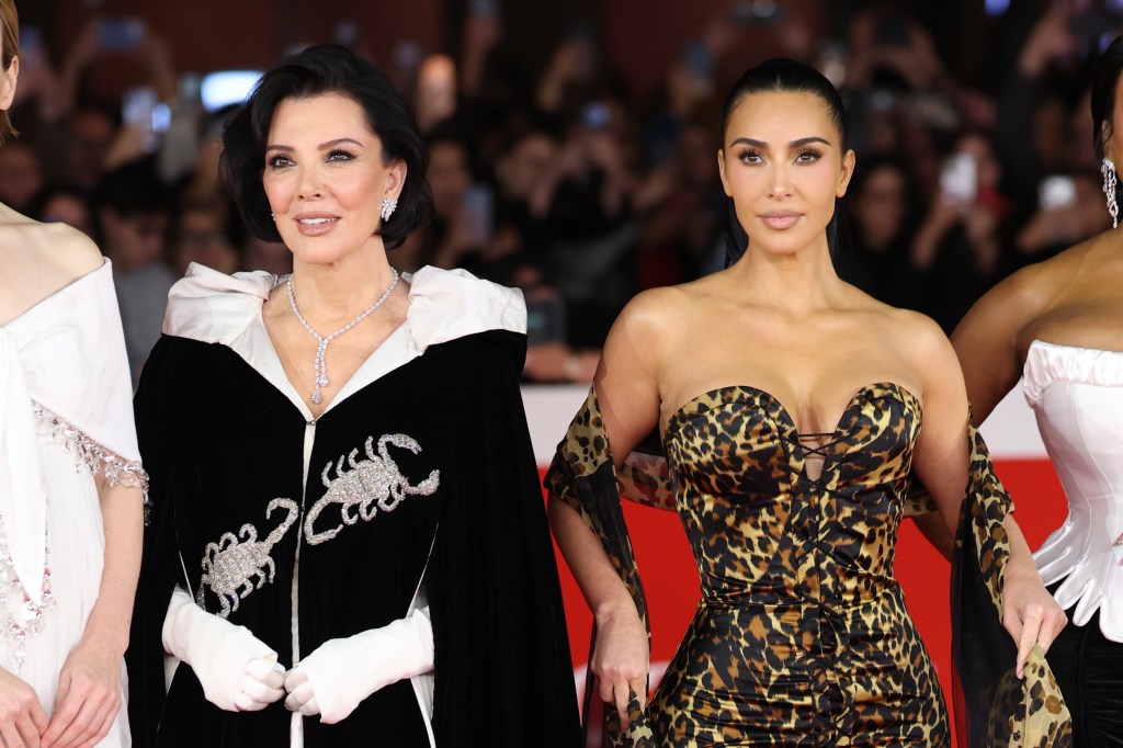 Kris Jenner and Kim Kardashian attend the "All's Fair" screening during the Rome Film Festival.