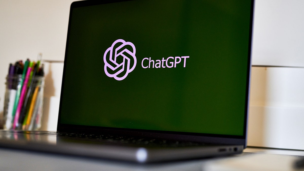 Laptop open to ChatGPT.