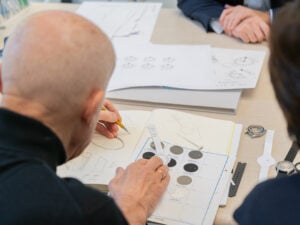 Norman Foster designing a watch