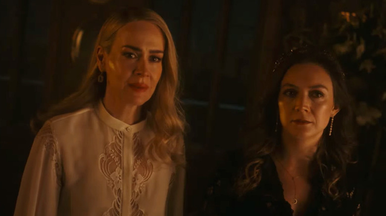Cordelia and Mallory on American Horror Story