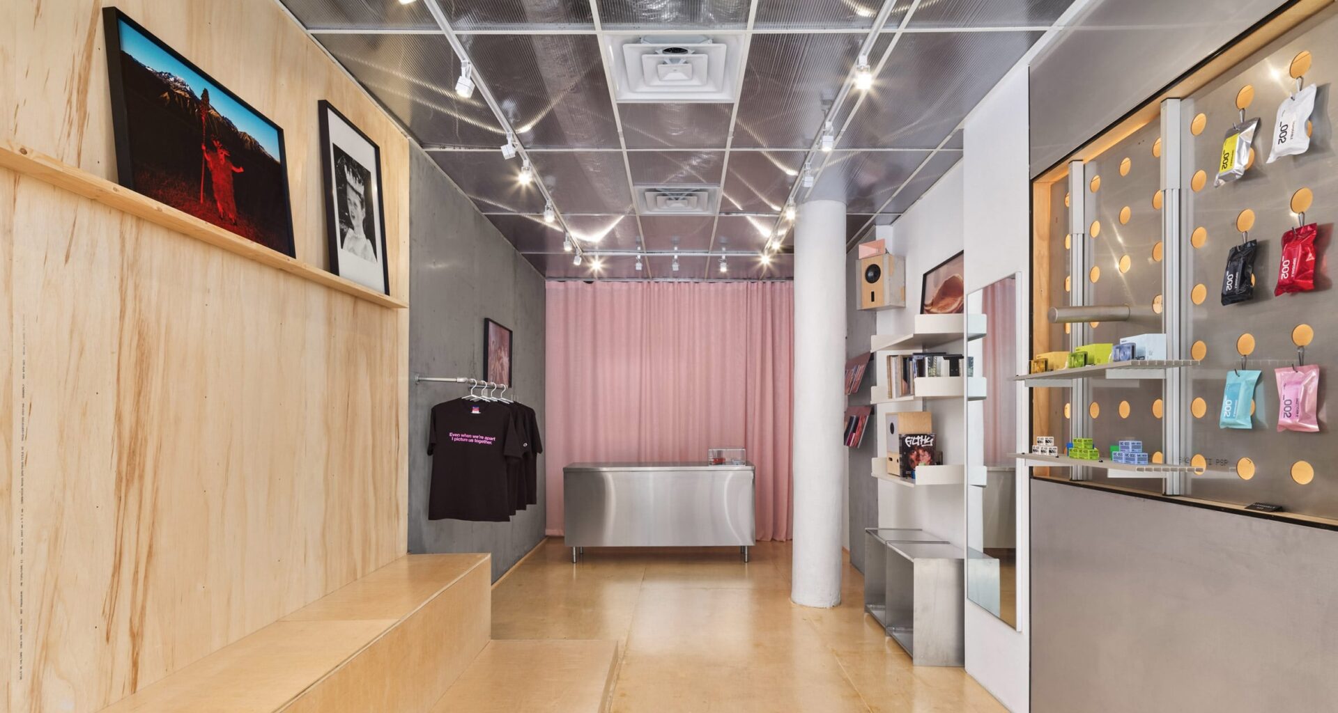 Protean Practice and Manual design camera store with "philosophy of skate shop"
