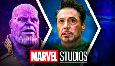 Thanos, Doctor Doom, Marvel Studios logo