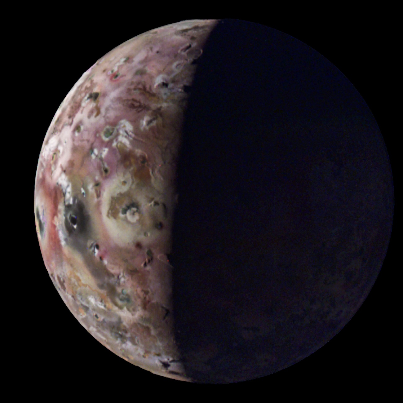 Photo of Jupiter’s moon Io.