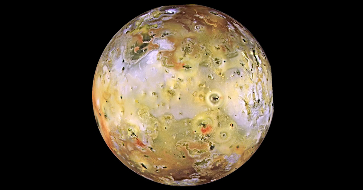 NASA Images of Jupiter’s Moon Io Look Like Abstract Paintings in Space