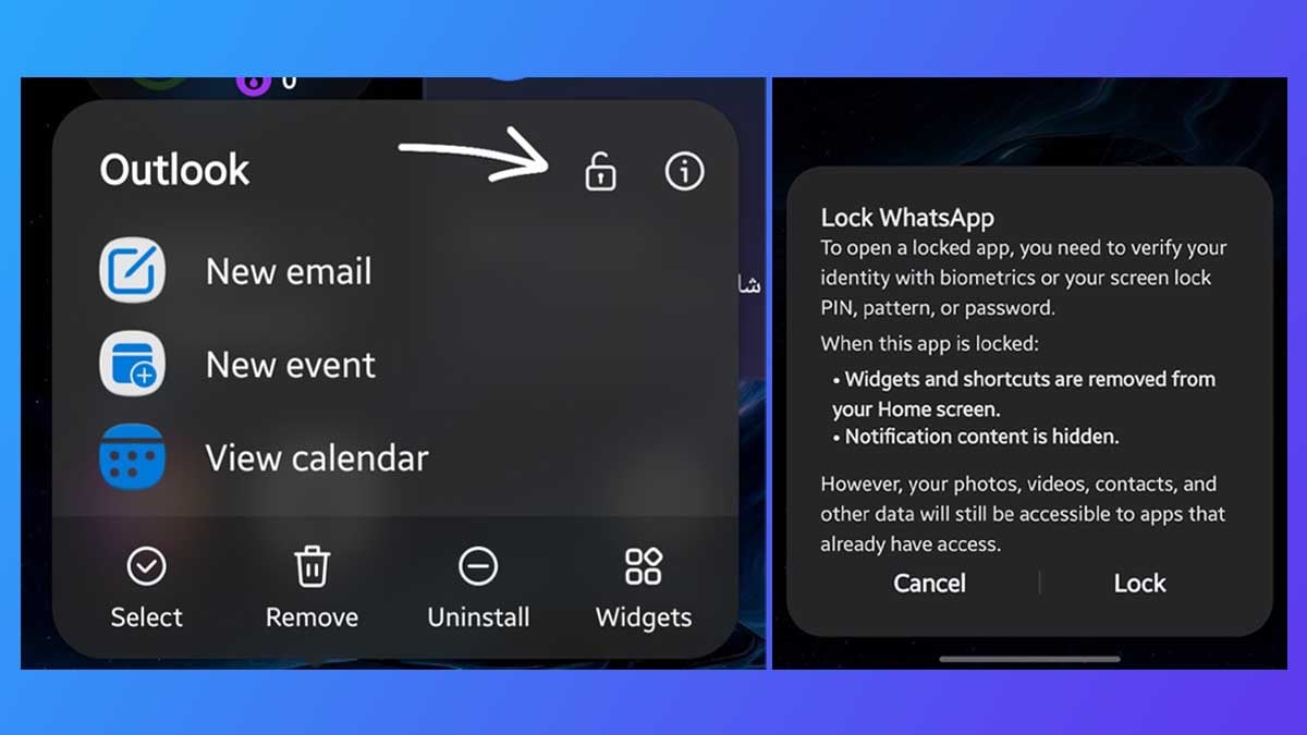 Samsung One UI 9.5 Working App Lock Feature