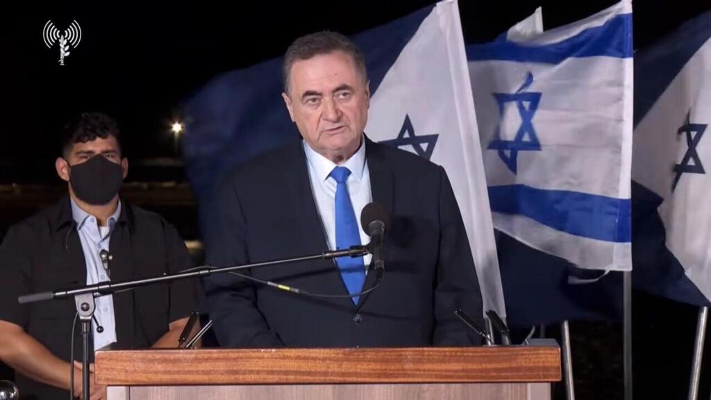 Defense Minister Israel Katz (Photo: IDF) טקס הגעת "אח"י דרקון" הצוללת השישית של מדינת ישראל