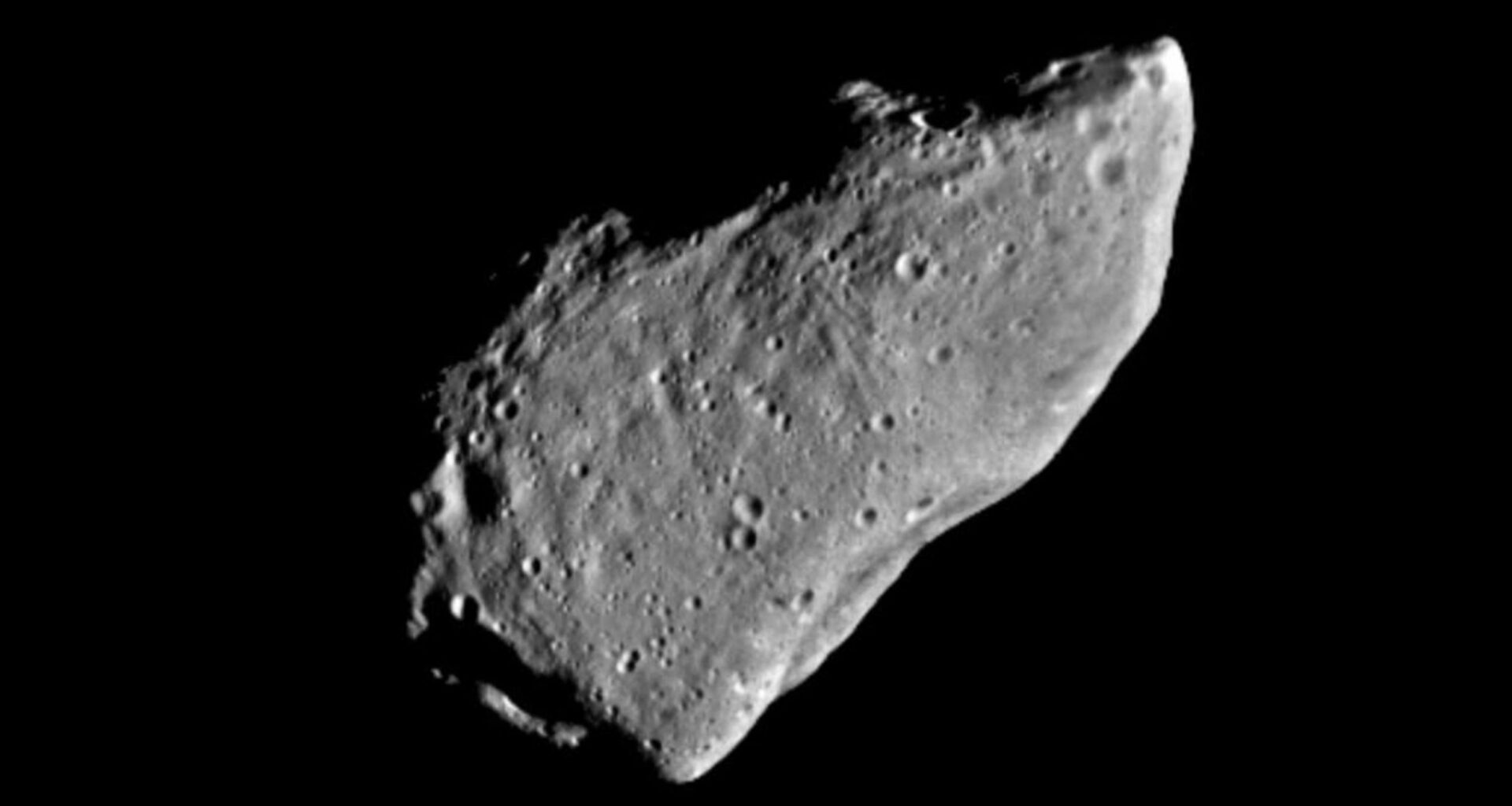 On this day in space! Oct. 29, 1991: NASA's Galileo spacecraft flies by asteroid Gaspra and snaps amazing photos while flying at 18,000 mph