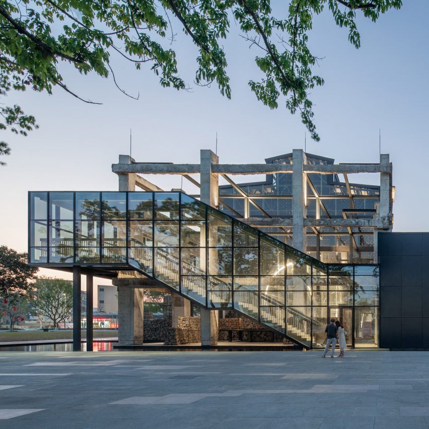 Exterior of converted power plant in China