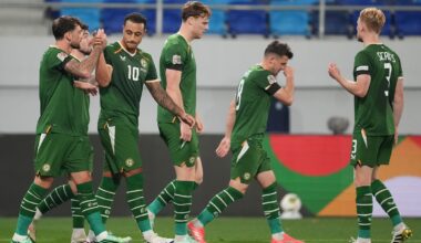 Troy Parrot gave Ireland the lead from the penalty spot