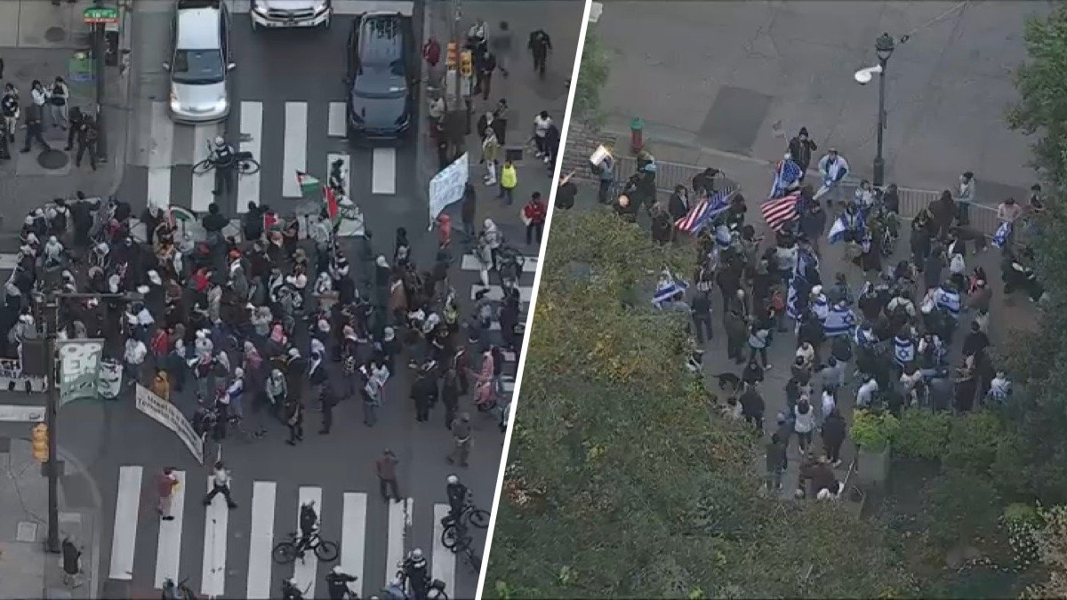 Pro-Palestinian protesters march through Center City on Wednesday – NBC10 Philadelphia