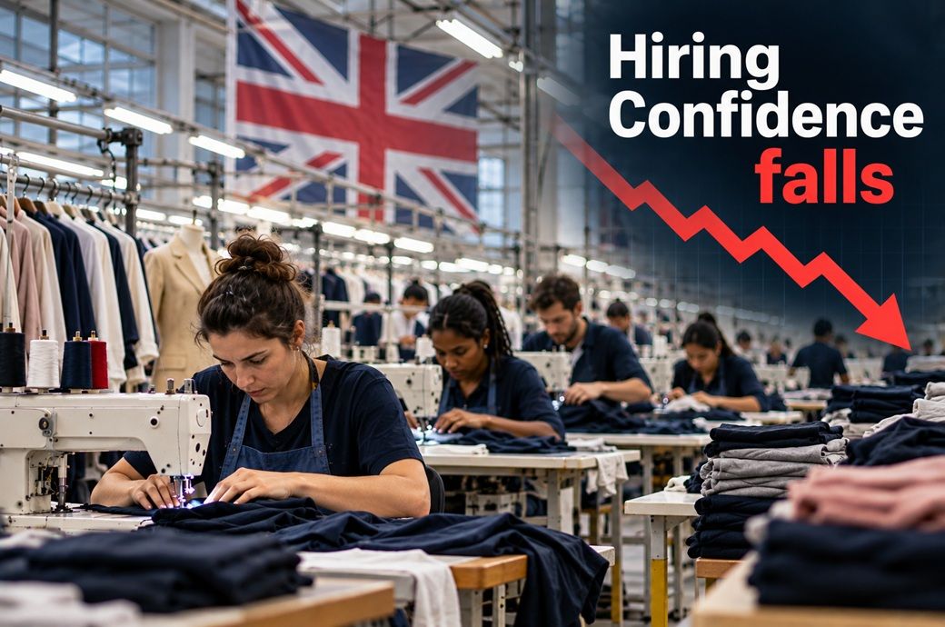 UK hiring confidence falls to 15% amid labour costs
