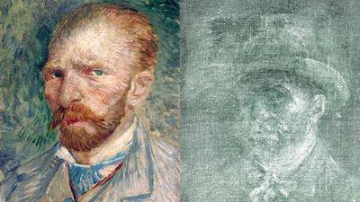 In 2022, conservators X-raying a Van Gogh painting in Edinburgh found a hidden self-portrait of the artist on the back of the canvas, concealed for more than a century under layers of glue and cardboard