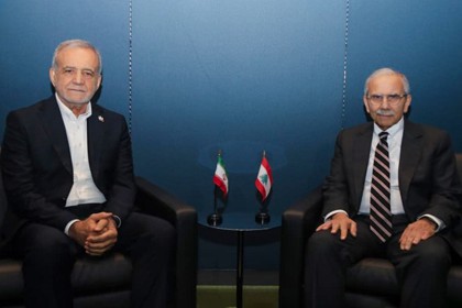 Iranian President’s meeting with the Lebanese Prime Minister (Iranian President’s website, September 25, 2026)