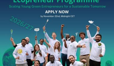 Call for Applications: YE! Youth Ecopreneurs Programme (YECO) 2026/2027 ( Up To $100,000 in Funding)