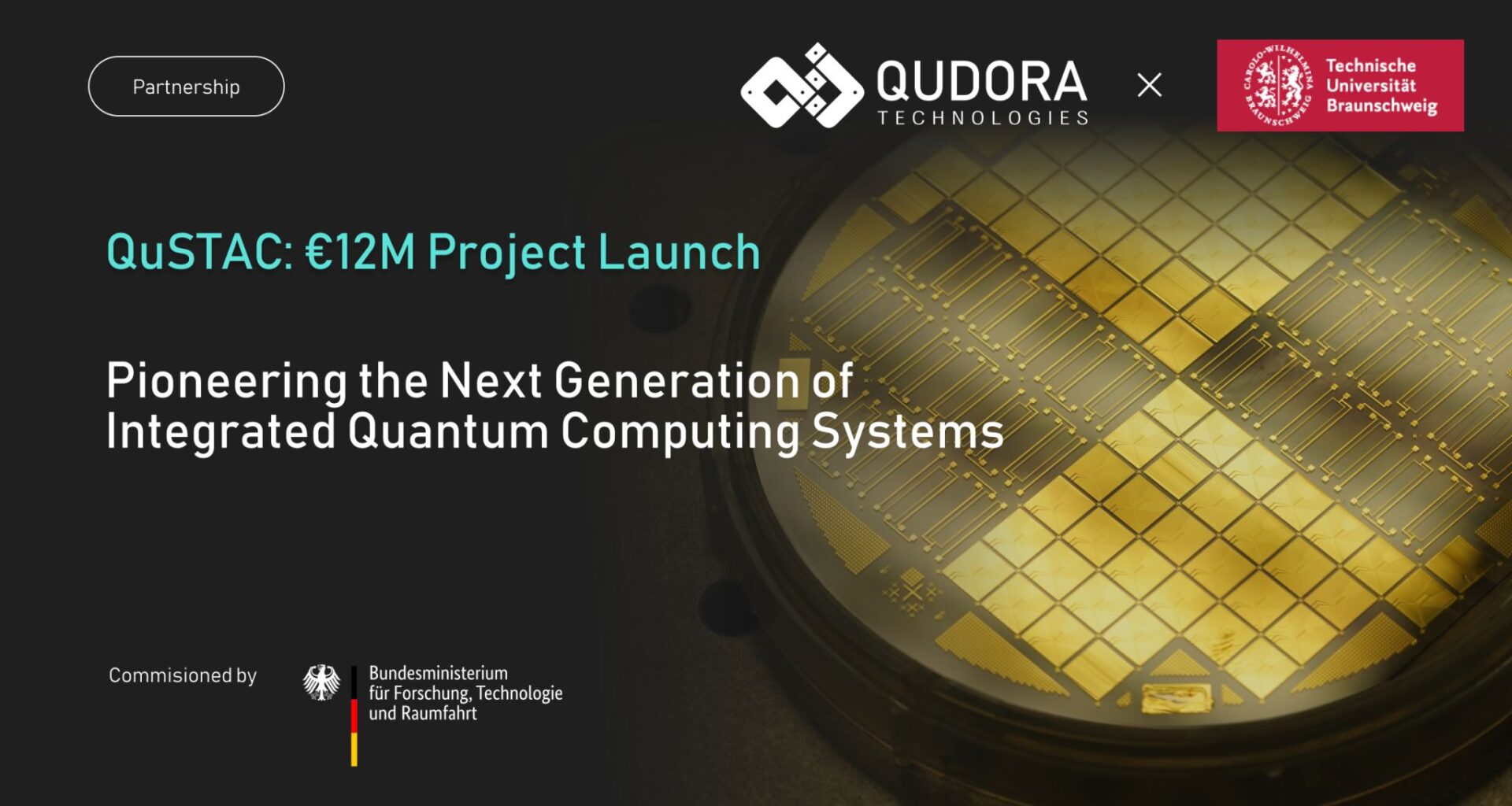 QUDORA and TU Braunschweig Partner on €12 Million ($14 Million USD) QuSTAC Project for Hybrid Quantum Processors